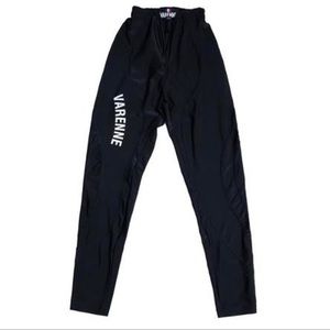 Varenne V Cut Black Leggings